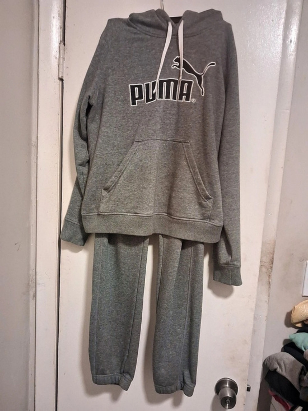 Like NEW No Flaws Womans Size Small Gray Puma Sweatsuit